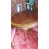 Image 5 : Extremely Fine High End Solid Wood Oval / Round Dining Room Table & 6 Chairs 84" Long W Ex Leave