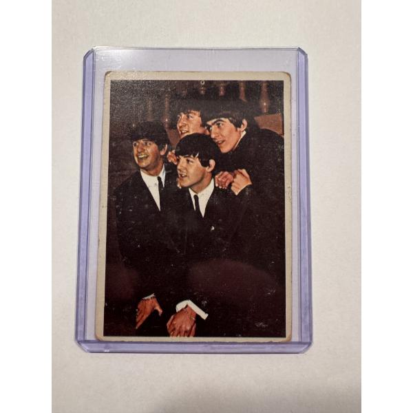 1964 Topps Beatles Original Trading Card - Harder To Find - In Protective Holder - Excellent Card