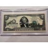 Image 1 : 2003 United States Jefferson WISCONSIN $2.00 Bill In Hard Case Holder - Mint Condition - RARE