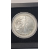 Image 2 : United States 2002 One Troy Ounce .999 Fine Silver American Eagle In Display