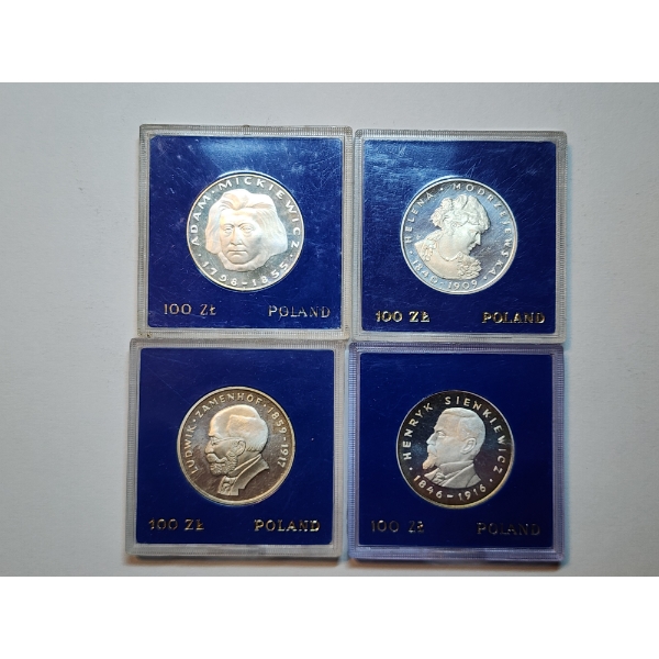 x4 Polish Silver Coins - See Description! 