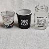 Image 1 : 3 Shot Lot - 3 State of Illinois and Route 66 Themed Shot Glasses
