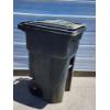 Image 9 : Used Toter Incorporated Wheeled Trash Can Measuring About 40 Inches Tall ~ Still in Good Shape