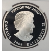 Image 4 : NGC 2008 PF70 ULTRA CAMEO Vancouver Canada Winter Olympic Bobsleigh Sterling Silver Hologram Coin