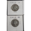 Image 6 : (8) 90% Silver Washington Quarters & (2) Buffalo Nickels Face Value: $2.10