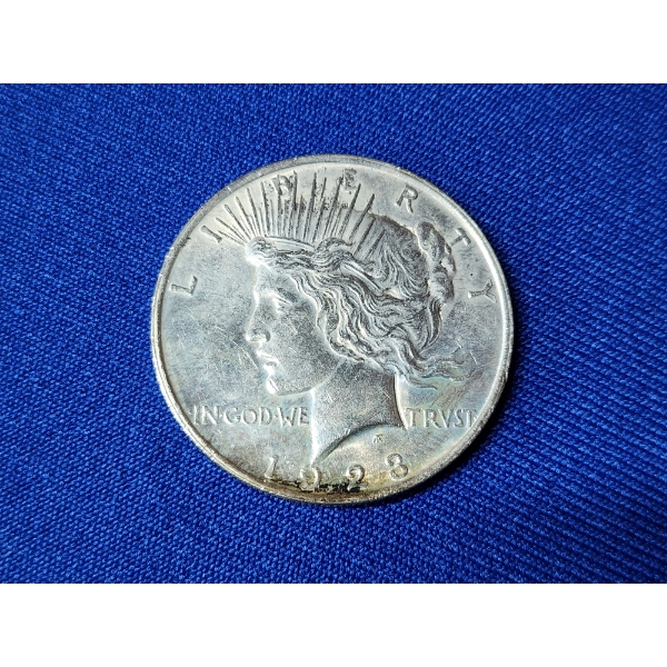 1923 90% Silver Peace Dollar