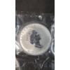 Image 4 :  2000 $5 1 Troy Ounce 99.99% Pure Silver Canadian Maple Leaf Coin Featuring Year Of The Dragon Privy