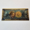 Image 4 : Bitcoin One Hundred Dollar 999999 Gold Foil Note 
