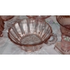 Image 5 : Depression Glass - Pink Group Various Pieces - Some Indiana Glass -  11 Pcs As Shown