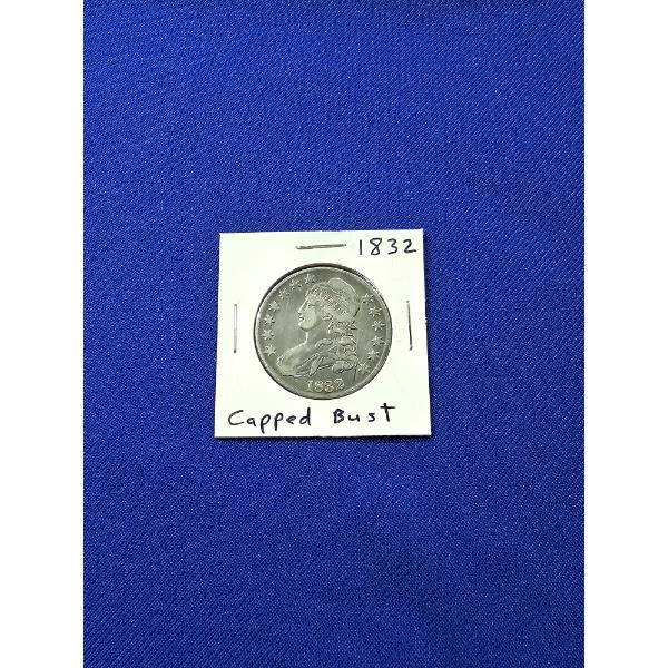 RARE DATE 1832 Capped Bust Silver Half Dollar - Stunning, High-Grade Coin