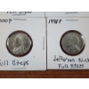 Image 3 : Four Nice Jefferson Nickels Featuring Full Steps