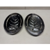 Image 1 : 2 - Large Silverplate Footed Serving Trays - 16" X 12" & Weighs 3.5 Pounds