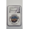 Image 2 : NGC 2021 Cook Islands MS70 U.S State Animals Series Michigan Brook Trout 1 Troy Oz .999 Fine Silver 