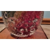Image 5 : Crystal Art Glass Footed Fruit Bowl 9" by 8" by 5 1/2" Colorful & Heavy