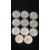 Image 2 : Assorted Years 40% Kennedy Half Dollars - Face Value: $5.50