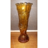 Image 1 : Antique Art Nouveau Amber  12 Inch "Grasping Hand" Vase - Perfect Condition
