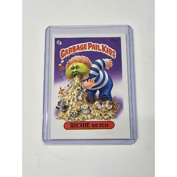 1986 Topps Garbage Pail Kids RICHIE RETCH Card #170a - Mint Condition