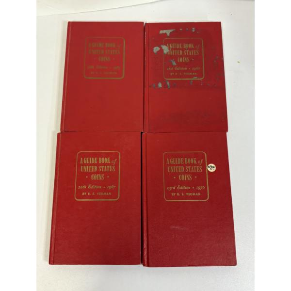 A Guide Book of U.S. Coins - 20th Edition 1967- 23rd Edition 1970 - 21st Edition 1968 - 18th Edition