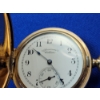 Image 9 : Stunning American Waltham Watch Co. 14K Gold Working Pocket Watch with 24in Gold-Filled Chain