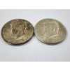 Image 2 : Two 1964 United States 90% Silver Kennedy Half Dollars ~ $1.00 Face Value