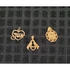 Image 1 : Three 14K Gold Pendants - 3.2 Grams