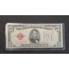 Image 1 : U.S Series 1928 F $5 Red Seal Bank Note With Clarke And Snyder Signatures - Excellent Condition