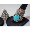 Image 4 : 5 Gorgeous Sterling Silver Rings - Total Weight: 37.5g