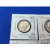 Image 2 : Lot of 7 Mercury Silver Dimes - Including Higer-Grade & Split Bands! 