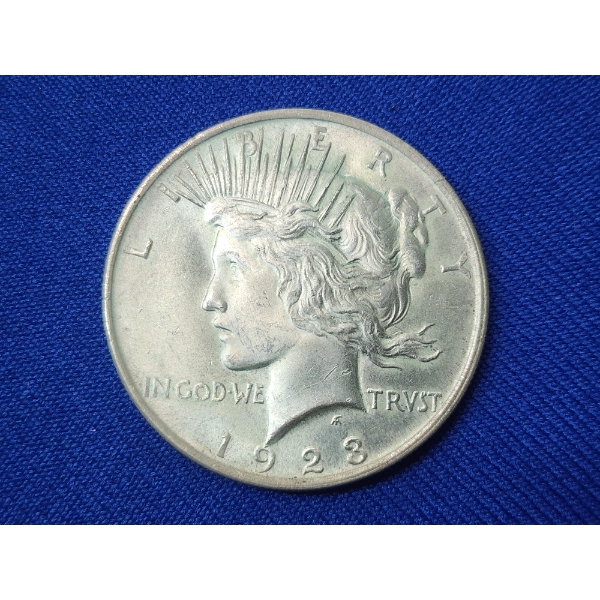 1923 90% Silver Peace Dollar