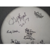 Image 2 : George Thorogood & The Destroyers Band Autographed Drum Head Including Buddy Leach & George Himself!
