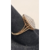 Image 4 : 14K Gold Women's Diamond Cluster Ring - Size 6.5 - Weight: 3.7g 
