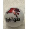 Image 2 : 3- Vintage Gasoline & Oil One Inch Glass Shooter Marbles - Mobil Gas, Marathon & Sunoco