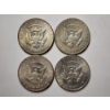 Image 4 : Four John F. Kennedy 40% Silver 1967 United States Half Dollars ~ $2.00 Face Value ~ In Great Shape!