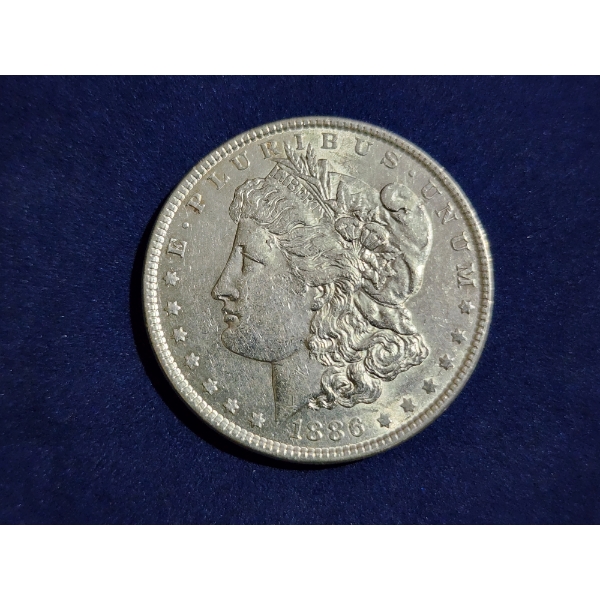 1886 United States Morgan 90% Silver Dollar ~ Philadelphia Mint Morgan Dollar!
