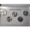 Image 2 : Lot of 5 State Quarters Sets: 2000 Platinum, Denver, Gold; 2002 Denver; 2001 Platinum