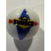 Image 1 : Vintage Sunoco Blue Gas & Oil Advertising One Inch Shooter Marble - Mint Condition