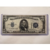 Image 1 : 1934-D United States Lincoln $5.00 Silver Certificate In Protective Holder - Blue Seal