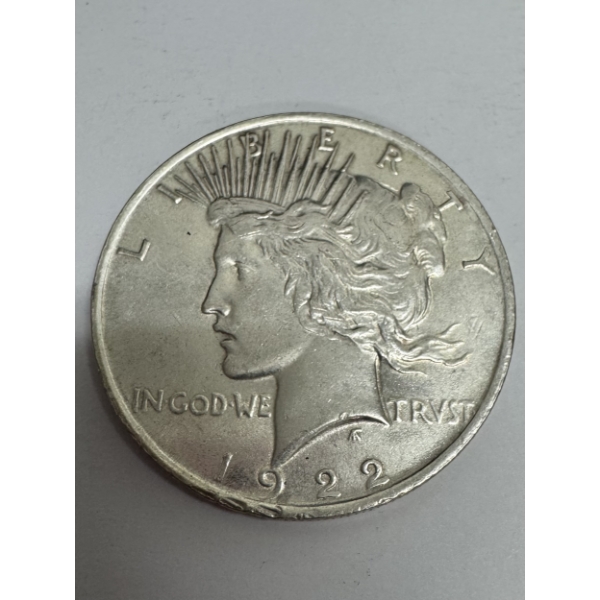 1922 United States Silver Peace Dollar- Incredible Condition!
