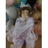 Image 4 : Group Of 3 (Three)  14" - 12" - 7" Cloth Dolls As Shown