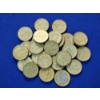 Image 1 : Lot of Assorted Foreign Coins Including British 1 Pound Coins and (1) 1 Euro Coin 