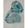 Image 3 : Adorable Degenhart Vintage Uranium Glass Dog Figurine -Ice Blue