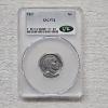 Image 1 : 1937 CAC F12 Buffalo Five Cents Coin In Holder