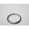 Image 2 : 18K White Gold Detailed Band Ring - Size 5 - Total Weight: 1.6g