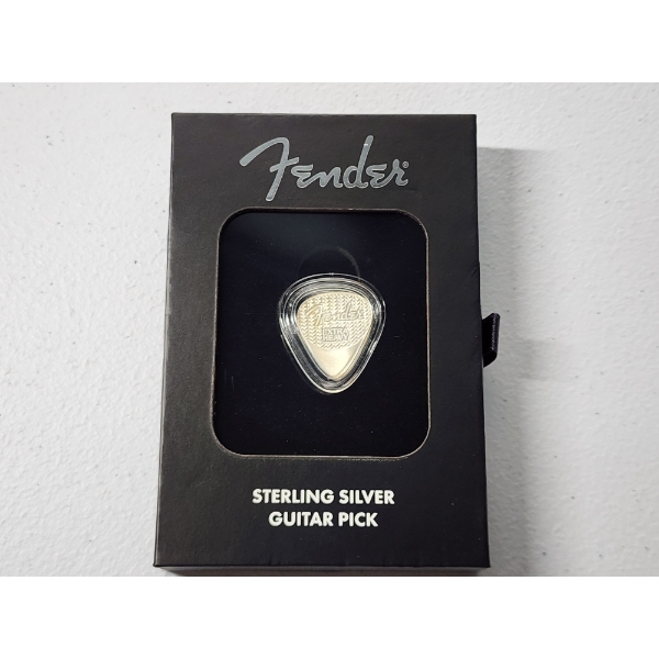 Fender Sterling Silver 5.0g Guitar Pick "Extra Heavy" - PAMP Suisse 