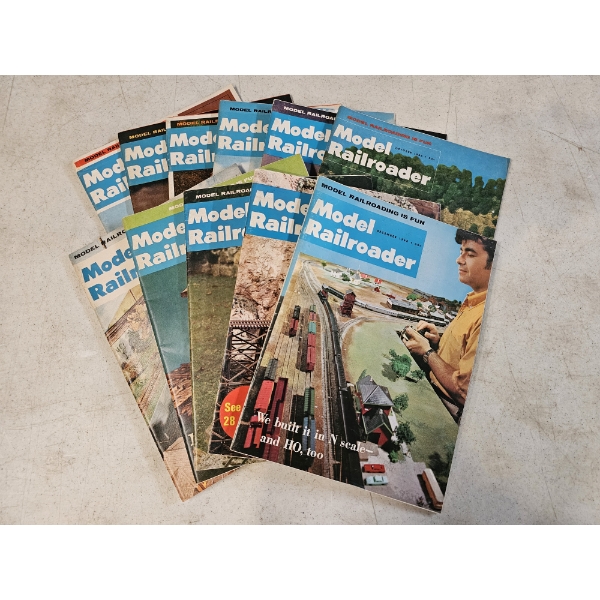 Model Railroader Magazine - Lot of 11