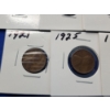 Image 7 : Assorted United States Lincoln Cents Including (1) 2025 Penny & (10) Assorted Years Wheat Pennies