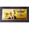 Image 1 : $20 US Currency Gold Foil Note -  24k (.999) Gold Foil  1 Of 7 In The Modern Note Series Offered