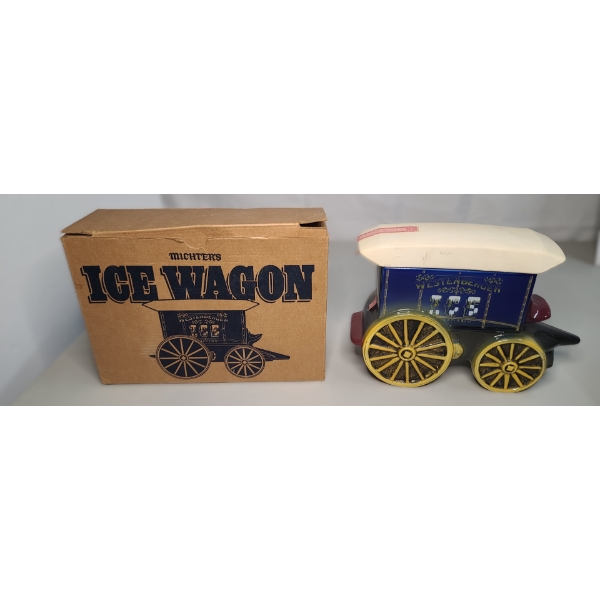 1979 Michter's Whiskey "Ice Wagon" Decanter (Empty) Westenberger Ice Co With Box