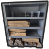 Image 1 : Metal Shelving with Contents - 37.5x46.25x16.25 - 2 of 2