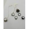 Image 5 : Gorgeous Sterling Silver Rings - Various Sizes - 5.5 (2), 6 (2), 7, 8.5 - 28.2 Grams